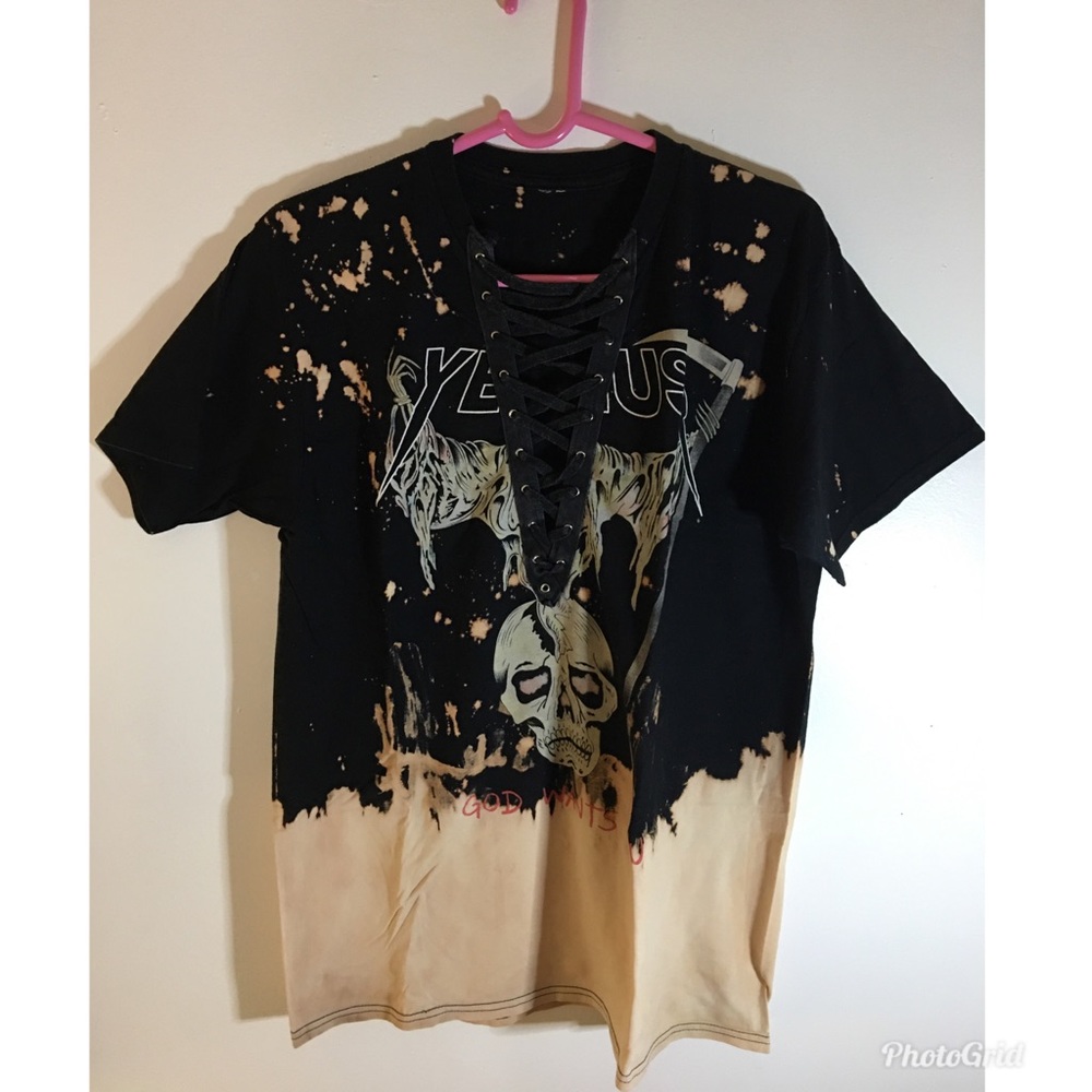 Yeezus lace up shirt